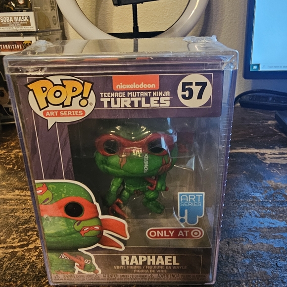 Teenage Mutant Ninja Turtles Raphael Funko Pop #57 Art Series - Picture 1 of 7